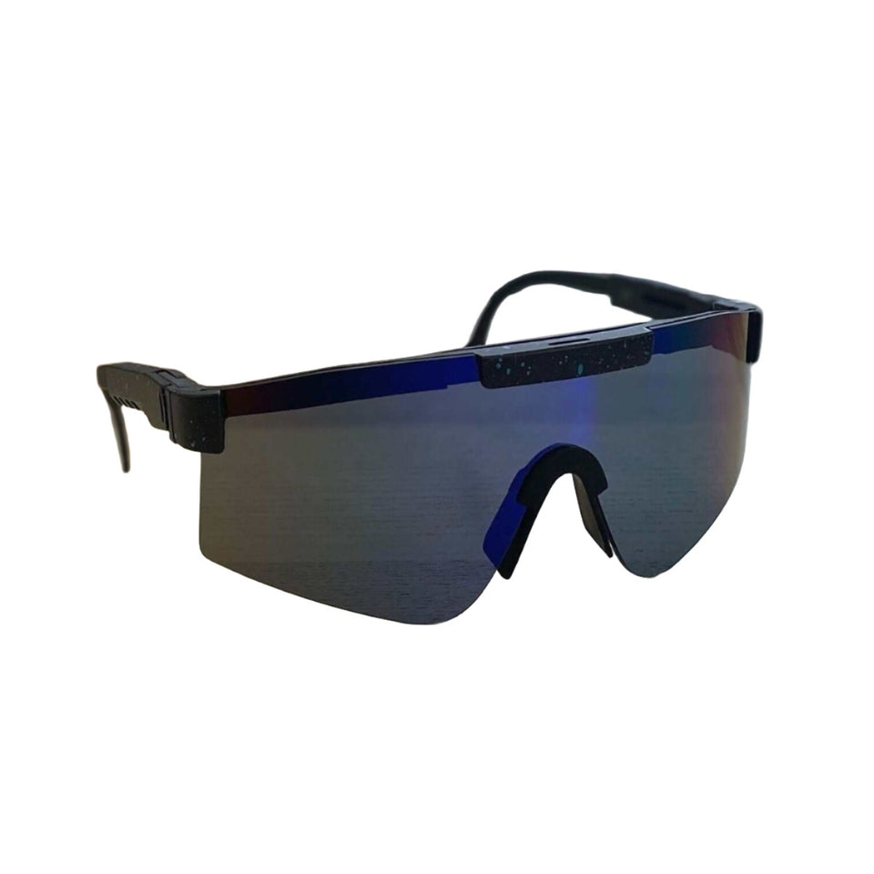 Novelty Retro Sunglasses (Blue/Black)